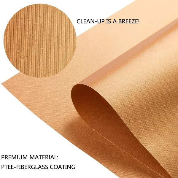 Copper Grill And Baking Mats - 5 Pack