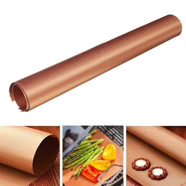 Copper Grill And Baking Mats - 5 Pack